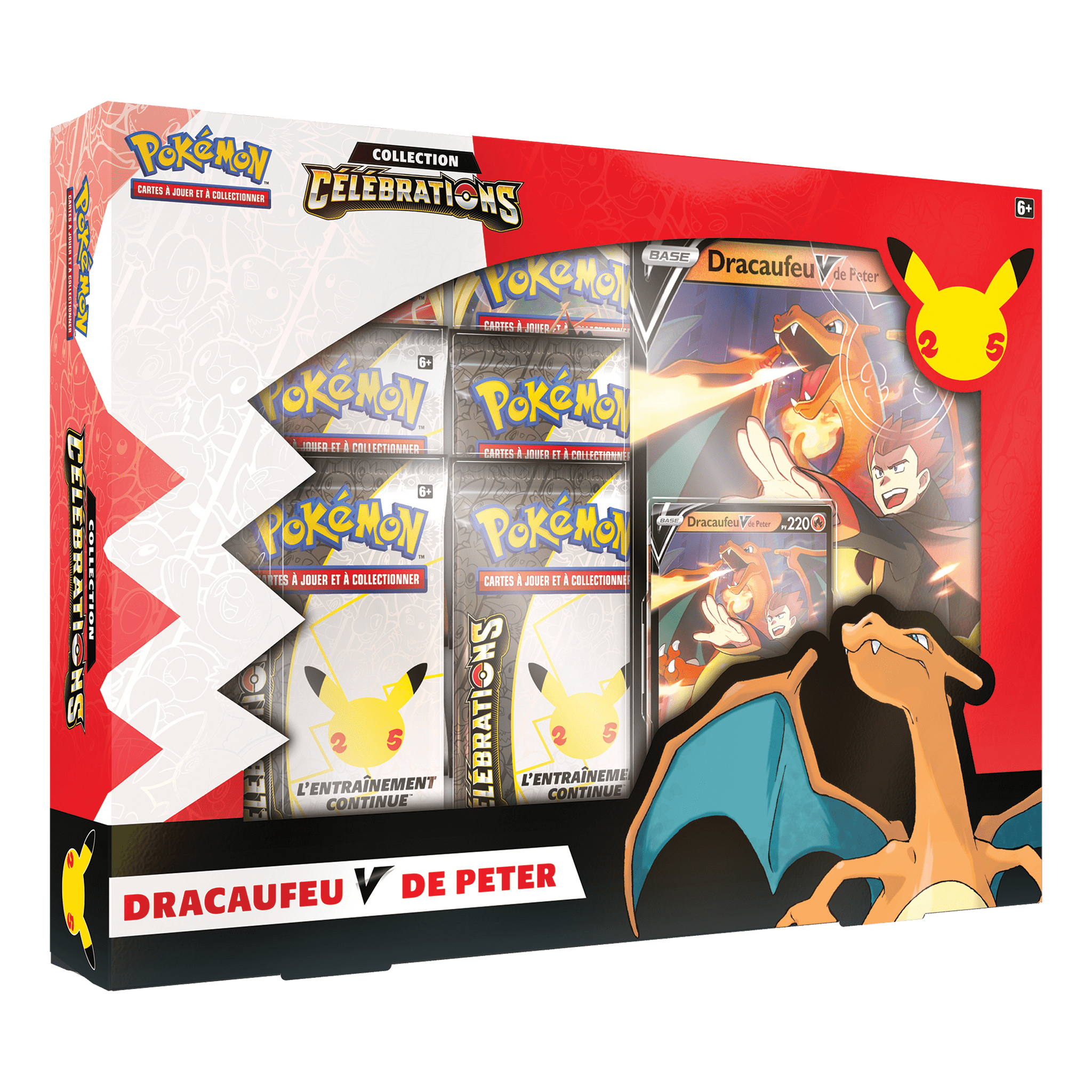COFFRET DRACAUFEU V POKÉMON CÉLÉBRATIONS