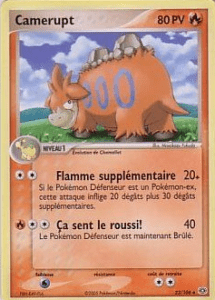 Carte Pokémon Camerupt 23/106 - EX Émeraude