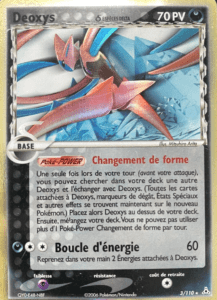 Carte Pokémon Deoxys δ 3/110 - EX Fantômes Holon