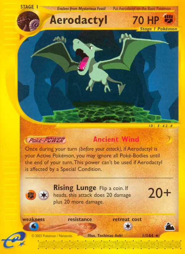 Aerodactyl - Skyridge - 001 - Rare