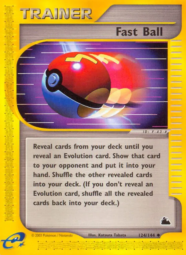 Fast Ball - Skyridge - 124 - Peu commune