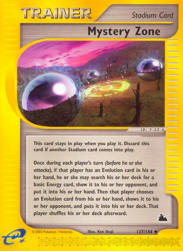 Mystery Zone - Skyridge - 137 - Peu commune