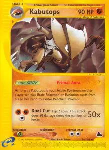 Kabutops - Skyridge - 014 - Rare