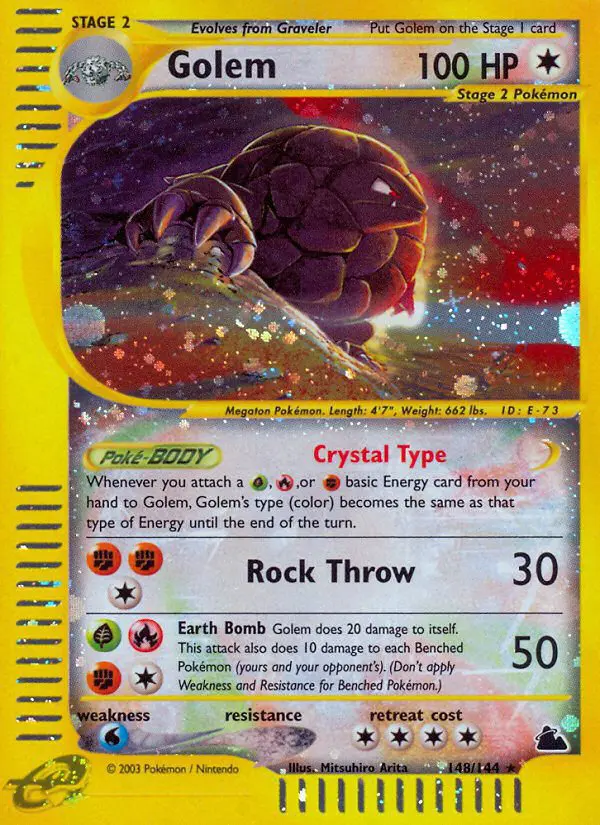 Golem - Skyridge - 148 - Secret Rare