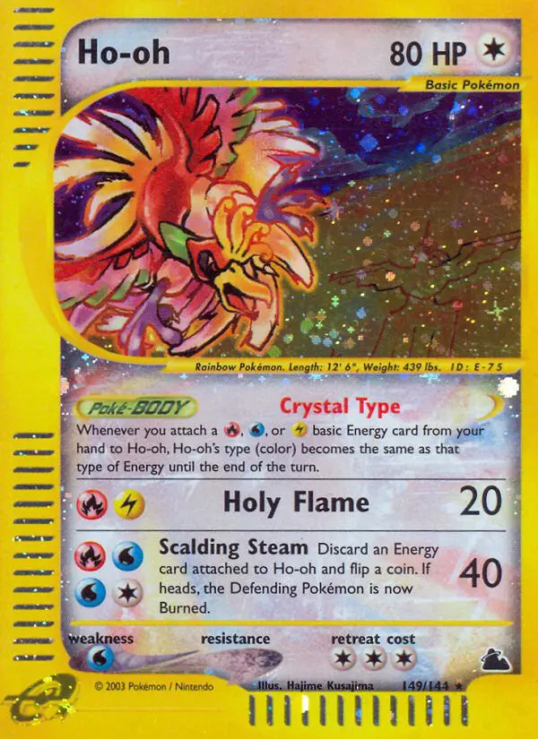 Ho-Oh - Skyridge - 149 - Secret Rare