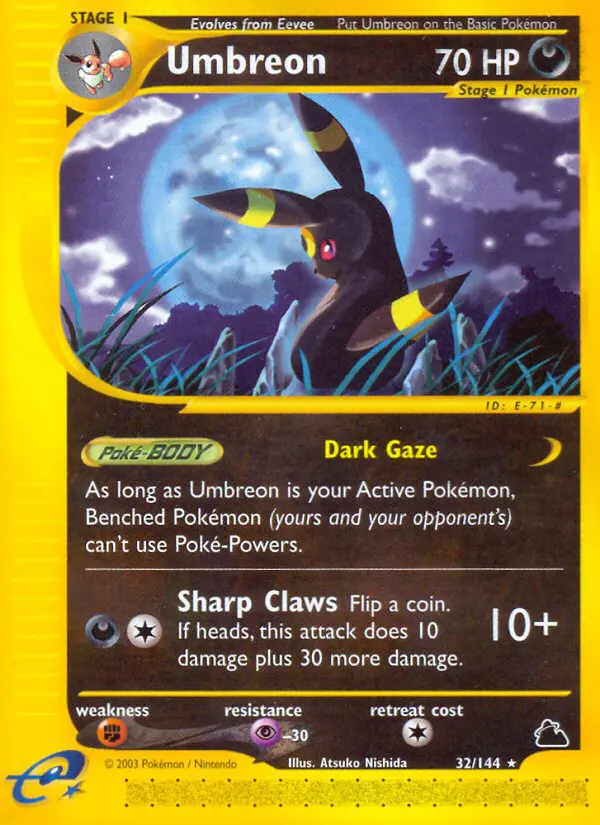 Umbreon - Skyridge - 032 - Rare