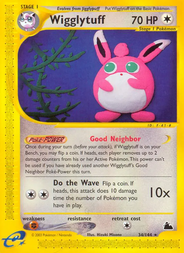 Wigglytuff - Skyridge - 034 - Rare