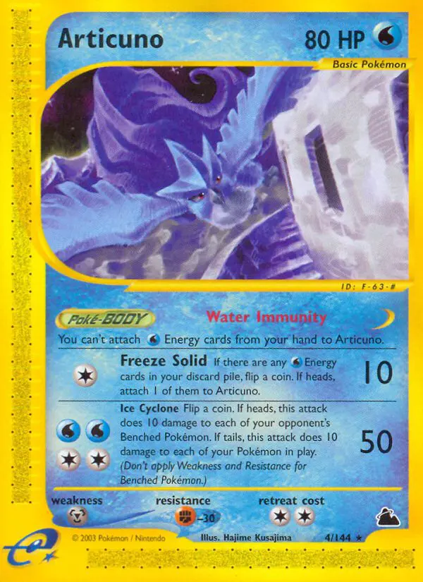 Articuno - Skyridge - 004 - Rare