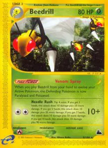 Beedrill - Skyridge - 005 - Rare