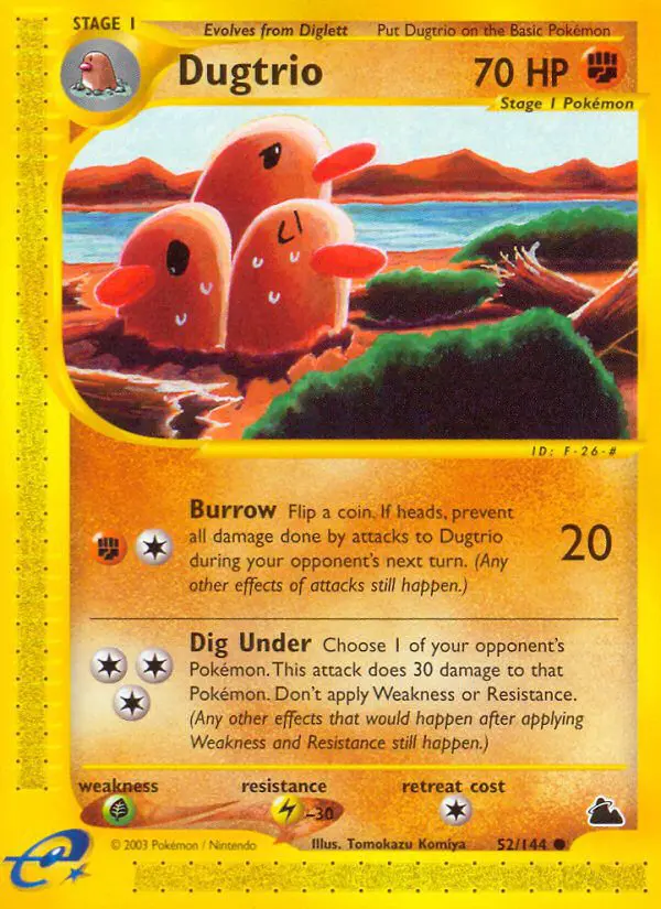 Dugtrio - Skyridge - 052 - Commune