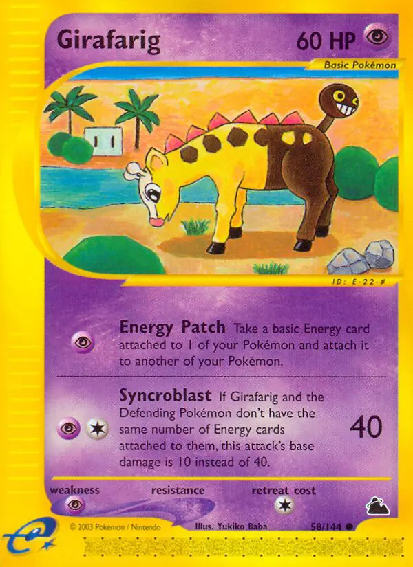 Girafarig - Skyridge - 058 - Commune