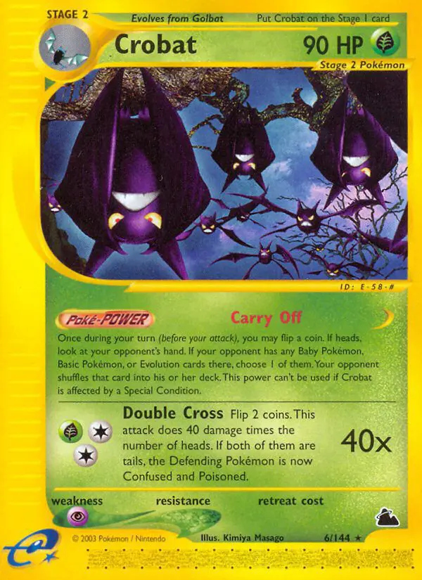 Crobat - Skyridge - 006 - Rare