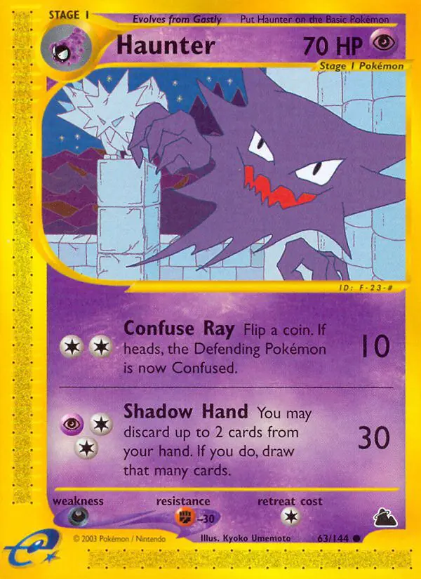 Haunter - Skyridge - 063 - Commune