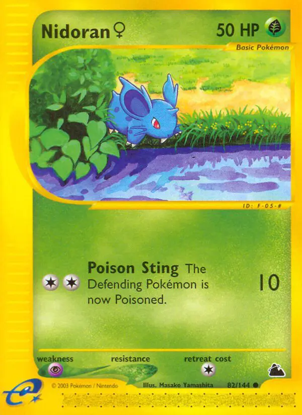 Nidoran - Skyridge - 082 - Commune