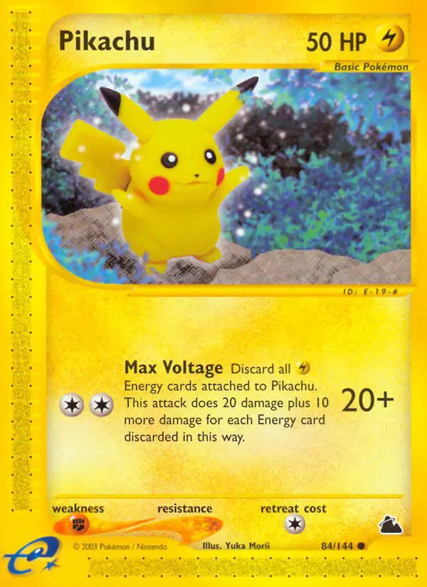 Pikachu - Skyridge - 084 - Commune