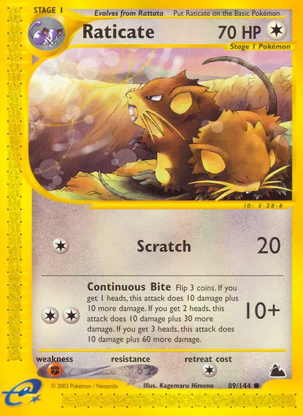 Raticate - Skyridge - 089 - Commune