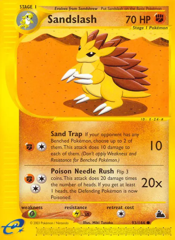 Sandslash - Skyridge - 093 - Commune