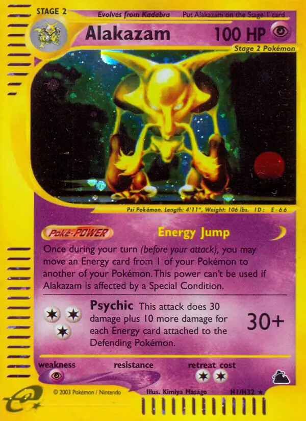 Alakazam - Skyridge - 001 - Holographique rare