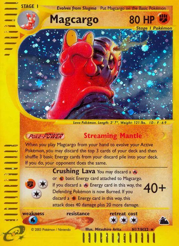 Magcargo - Skyridge - 017 - Holographique rare