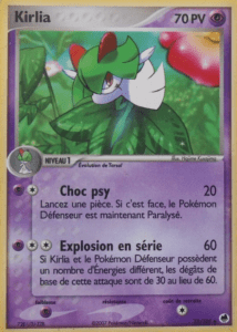 Carte Pokémon Kirlia 40/100 - EX Tempête de sable