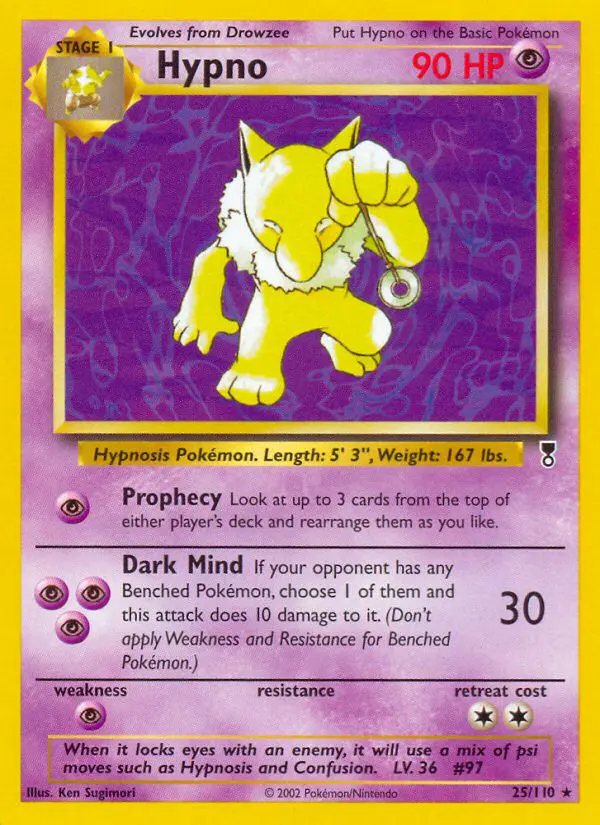 Hypno - Legendary Collection - 25 - Rare