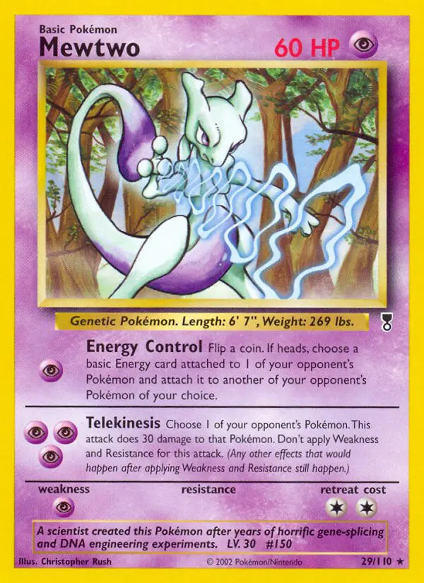 Mewtwo - Legendary Collection - 29 - Rare