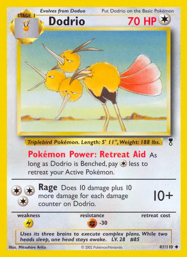 Dodrio - Legendary Collection - 41 - Peu commune