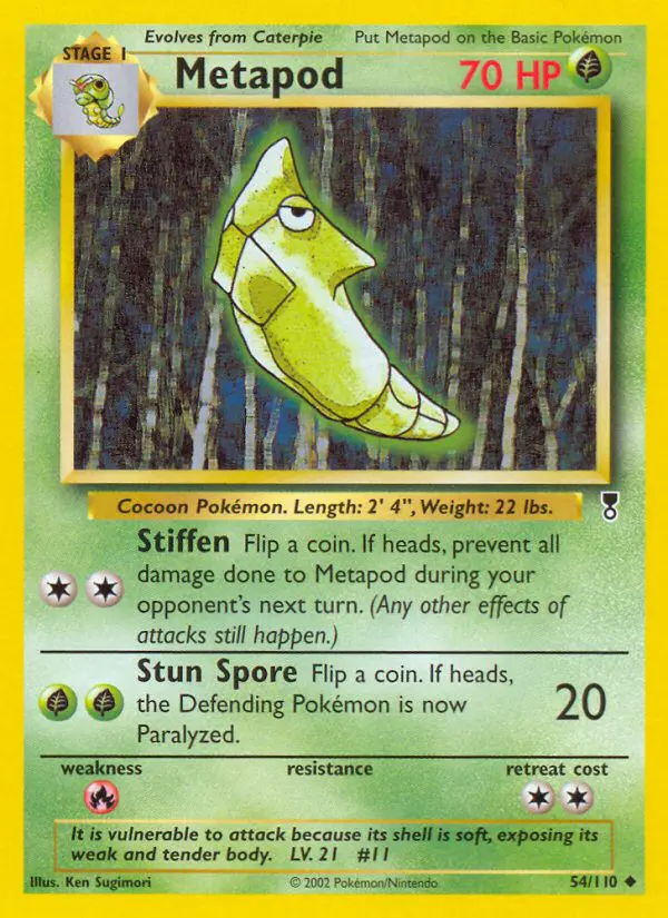 Metapod - Legendary Collection - 54 - Peu commune