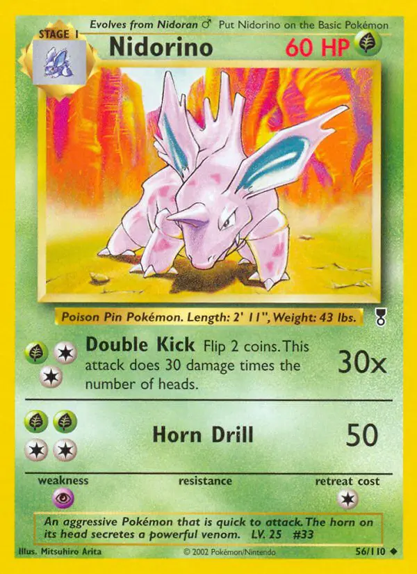 Nidorino - Legendary Collection - 56 - Peu commune
