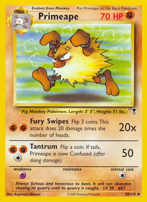 Primeape - Legendary Collection - 59 - Peu commune