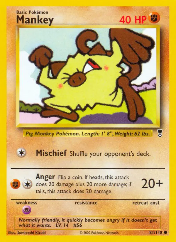 Mankey - Legendary Collection - 81 - Commune