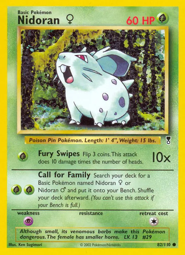 Nidoran - Legendary Collection - 82 - Commune