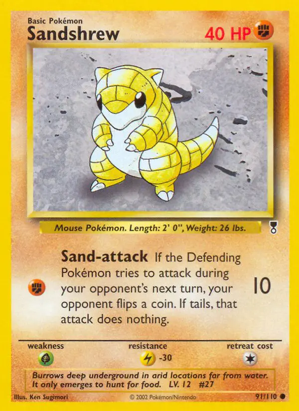 Sandshrew - Legendary Collection - 91 - Commune
