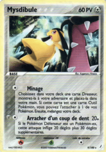 Carte Pokémon Mysdibule 9/100 - EX Gardiens de Cristal