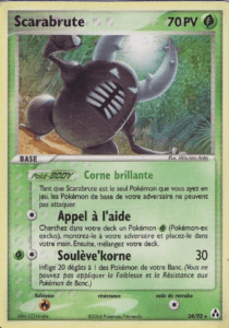 Carte Pokémon Scarabrute 24/92 - EX Créateurs de légendes