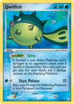 Qwilfish - Ex Rocket Returns - 027 - Rare