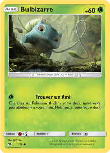 Bulbizarre - Détective Pikachu - 001 - Commune