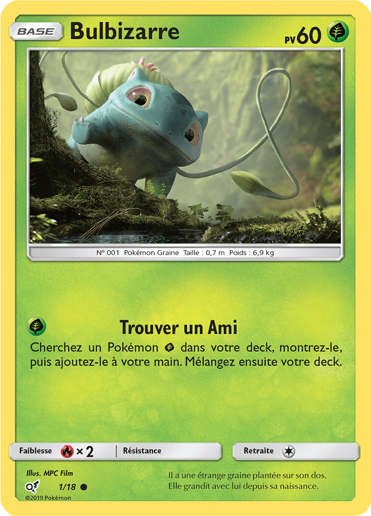 Bulbizarre - Détective Pikachu - 001 - Commune