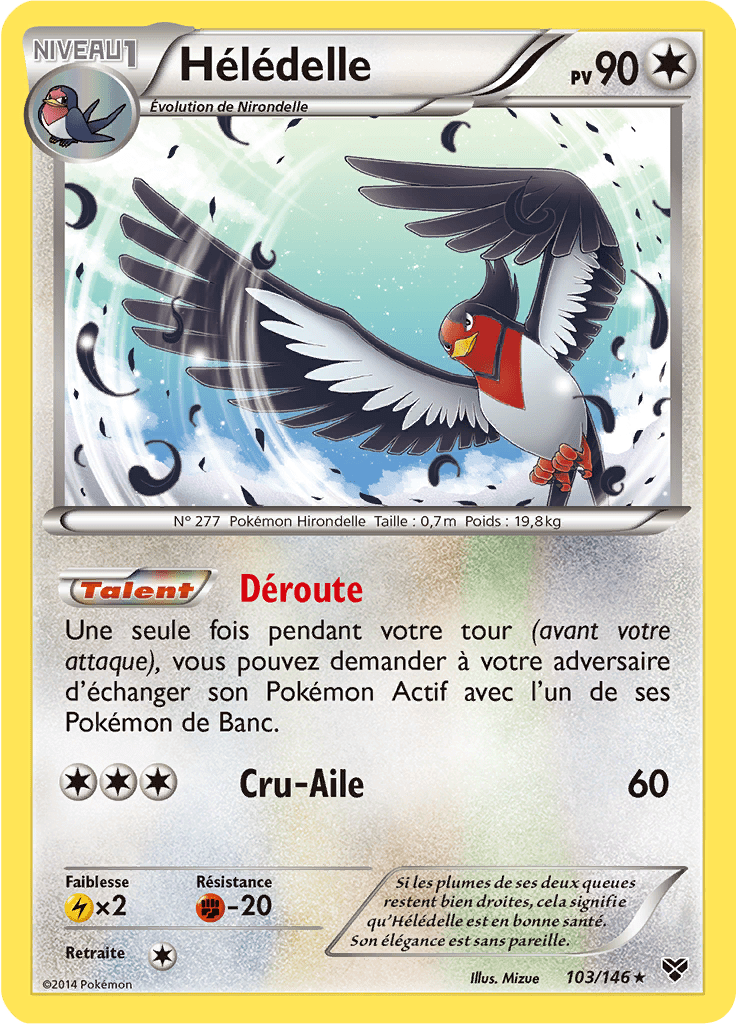Hélédelle - XY - 103 - Rare