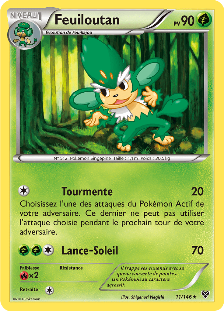Feuiloutan - XY - 011 - Rare