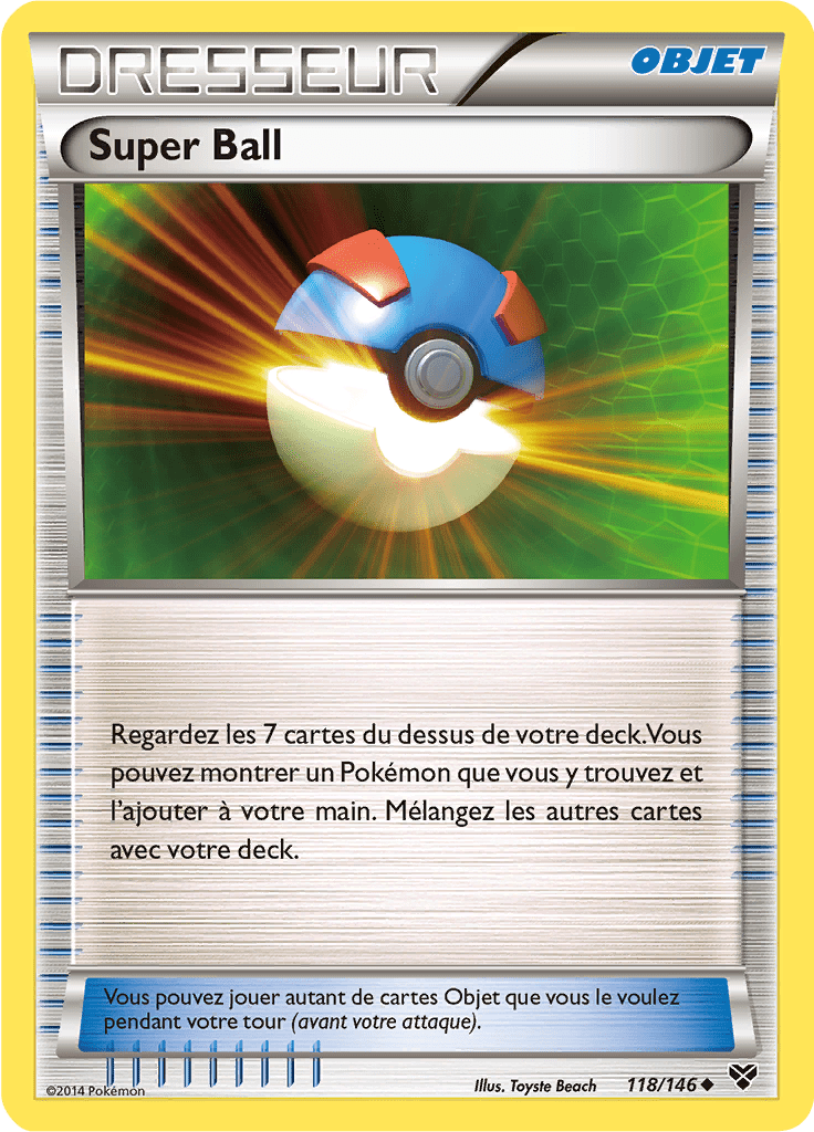 Super Ball - XY - 118 - Peu commune