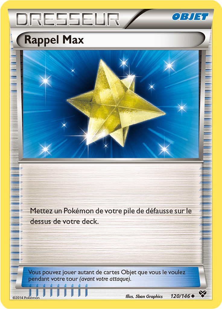 Rappel Max - XY - 120 - Peu commune