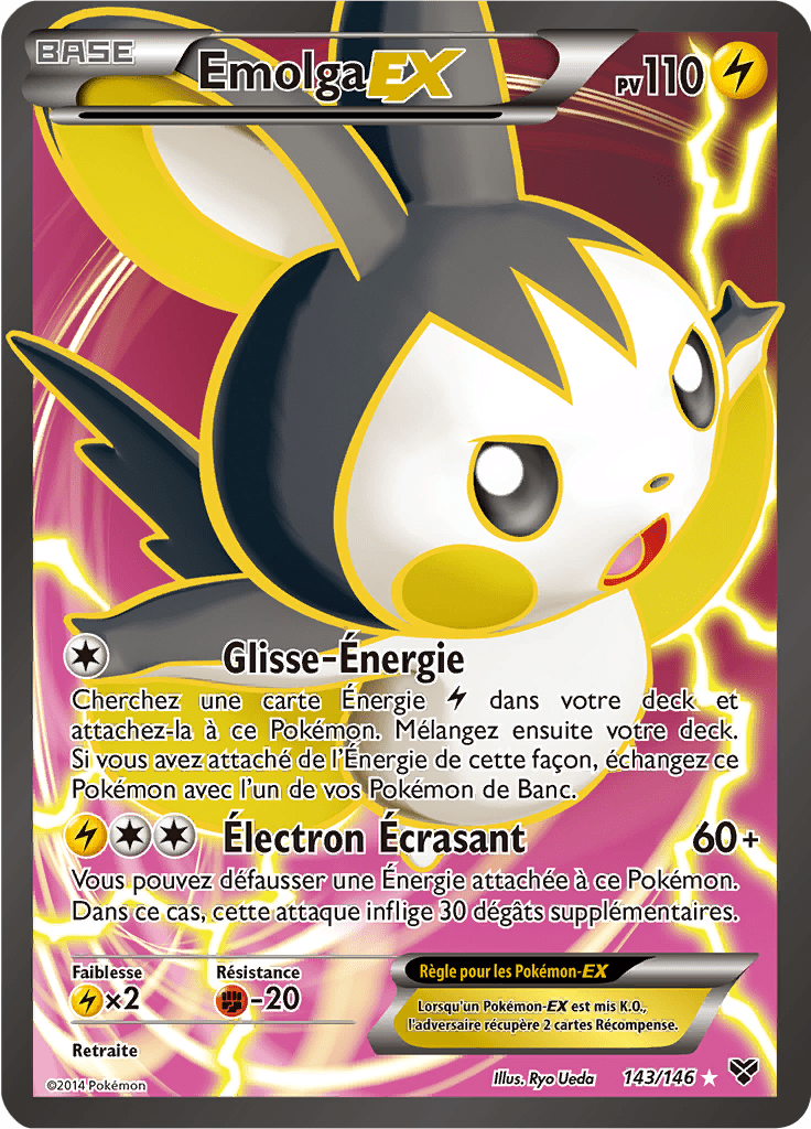 Emolga EX - XY - 143 - Ultra rare