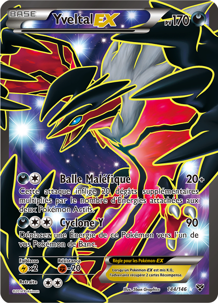 Yveltal EX - XY - 144 - Ultra rare
