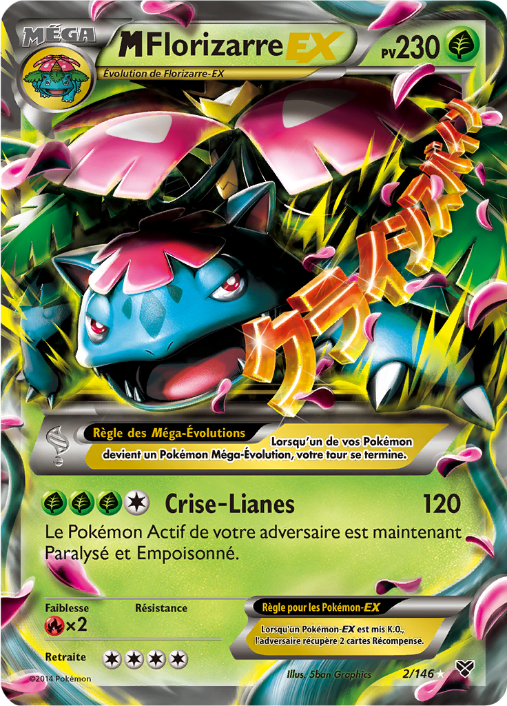 Méga Florizarre EX - XY - 002 - Ultra rare