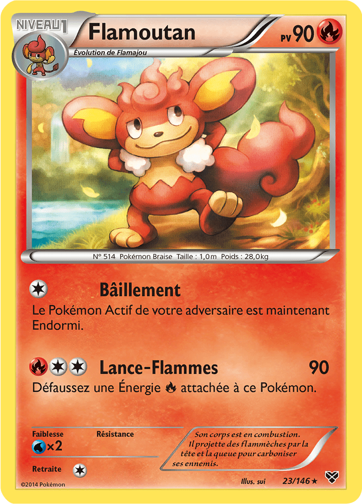 Flamoutan - XY - 023 - Rare