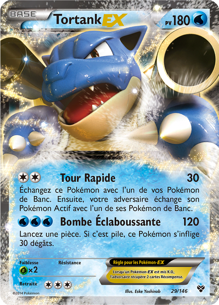 Tortank EX - XY - 029 - Ultra rare