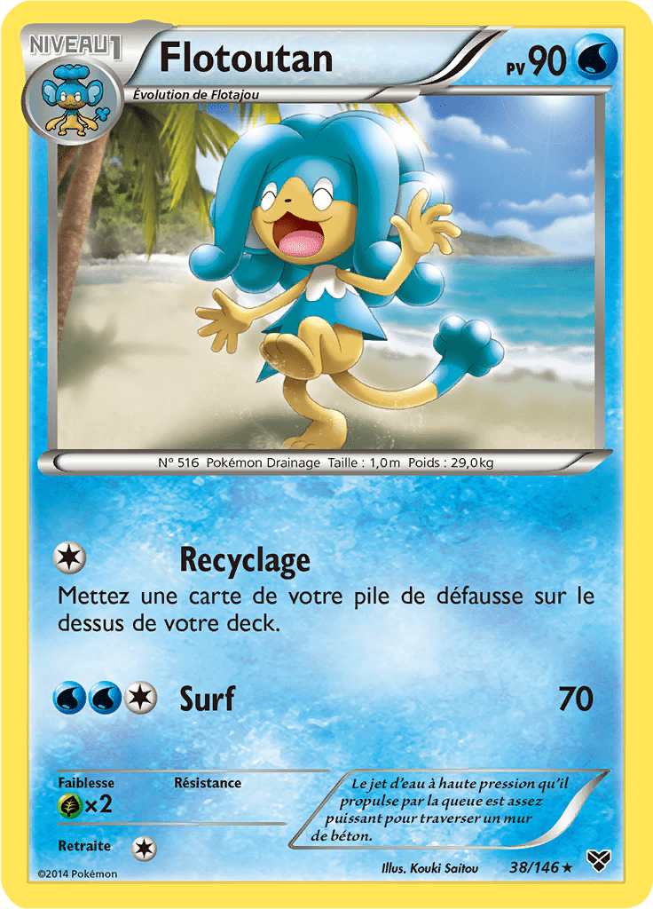 Flotoutan - XY - 038 - Rare