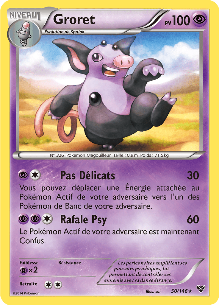 Groret - XY - 050 - Rare