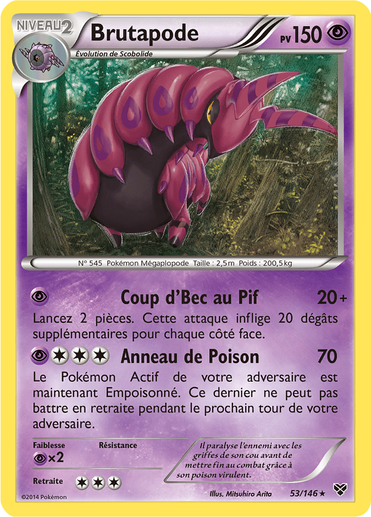 Brutapode - XY - 053 - Rare